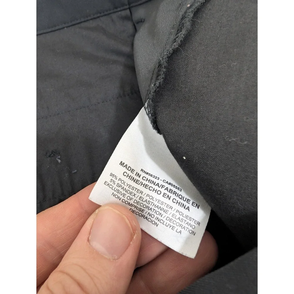 Nike Golf Dri-Fit Men's Black 40x32 Golf Pants‎ Flat Front Stretchy